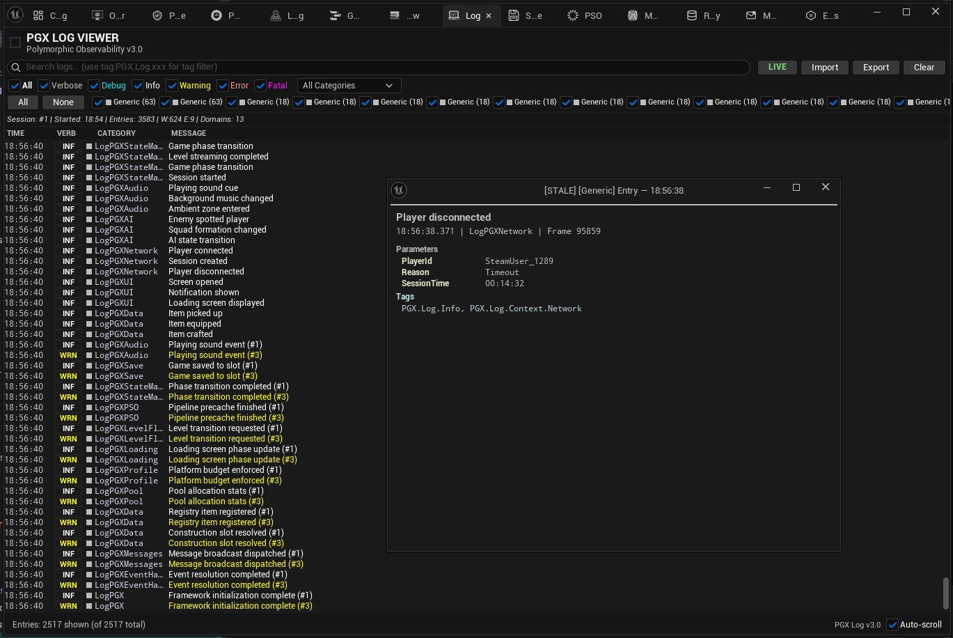 Sistema View R Sistema Log v3.0 — Wiki de PGX